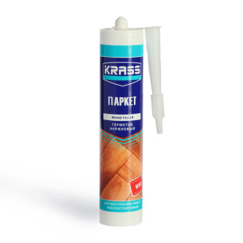 Герметик для древесины и паркета 300 мл KRASS, акриловый, венге