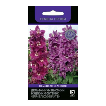 Семена Дельфиниум Мэджик Фонтэйнс Черри Блоссом Вайт Би  10шт/10 Поиск *10/200