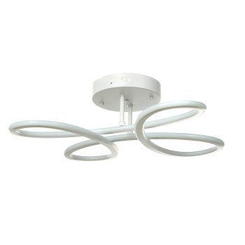 Люстра Verner Lighting YT096, 80 Вт, 3000-6500 K, 3 режима, пульт д/у, белый