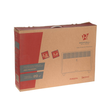 Конвектор 1500Вт ROYAL Clima REC-RE1500M RIBERA Econo, СТИЧ-элемент, механ. упр,S обогр.до 20м2