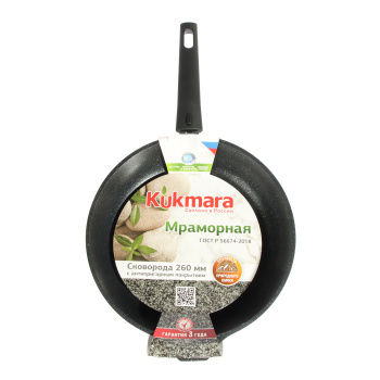 Сковорода алюм. а/приг.литая Kukmara "Мраморная" темный d26см съемн.ручка смт263а (Кукмор) *1/6 Сковорода алюм. а/приг.литая Kukmara "Мраморная" темный d26см съемн.ручка смт263а (Кукмор) *1/6