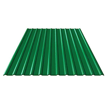 Профнастил С-8, 1200х3000 мм, 0.45 мм, 3.6 м², зеленый