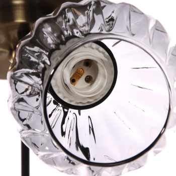 Люстра Verner Lighting A3942/5, 40 Вт, Е27, 5 ламп, античная бронза/черный