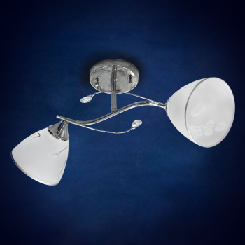 Люстра Verner Lighting С1285/2, 40 Вт, E27, 2 ламп, хром