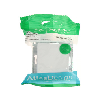 Механизм выключателя "ATLAS DESIGN" 1-кл. белый (сх.1) 10АХ SchE ATN000111 *1/20