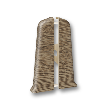 Торцевые (пара) для плинтуса ИДЕАЛ ДЕКОНИКА,  211 Дуб рустик 55ММ (уп.2 шт) *100 Торцевые (пара) для плинтуса ИДЕАЛ ДЕКОНИКА,  211 Дуб рустик 55ММ (уп.2 шт) *100