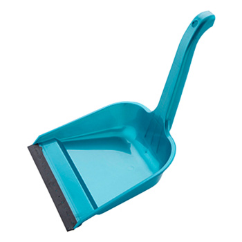 Совок для мусора пластм. с резинкой, высокая ручка арт.416 ("Полимербыт") *1/36