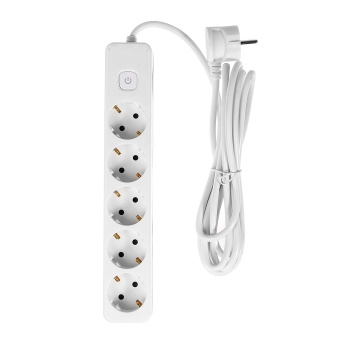 Удлинитель 5 розеток 3м с/з выкл ПВС 3*1мм2 16А мощ.нагр 4000Вт 16-35ЕS Фотон 21208 *1/20
