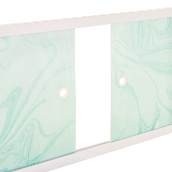 Экран под ванну "Ультра легкий" Бирюзовый 1,48м *2