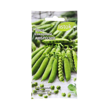 Семена Горох Амброзия сахарный 10гр LISTOK *10/500
