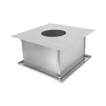 Потолочно-проходной узел ДППУ d200 КвХ холодный нерж.AISI430/оцин.мин. 0,5мм/0,5мм GS  *1/16