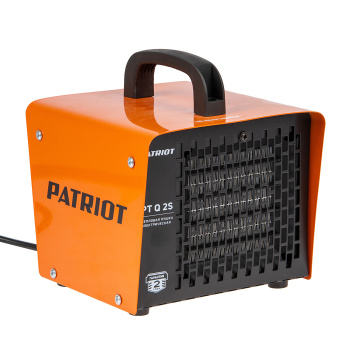 Тепловая пушка PATRIOT PT-Q 2S (1/2кВт,220В,150м3/ч,терморегул,керамич,нагр.эл,шнур с евровилк.)*1/6