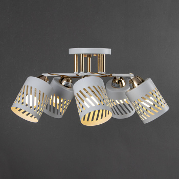 Люстра 08235-0.3-05 WT+FG 60Вт S=30м2  *2 Люстра 08235-0.3-05 WT+FG 60Вт S=30м2  *2