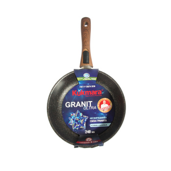 Сковорода алюм. а/приг.литая Kukmara "Granit ultra" original d24см Съемн.руч. сго242а (Кукмор) *1/4 Сковорода алюм. а/приг.литая Kukmara "Granit ultra" original d24см Съемн.руч. сго242а (Кукмор) *1/4