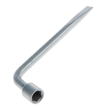 Ключ баллонный Г-образный 17мм цинк с лопаткой НИЗ *1/20