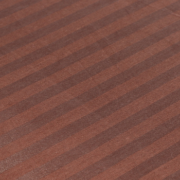 Постельное белье 1,5сп бязь Павлайн Страйп Коттон коричневый *1