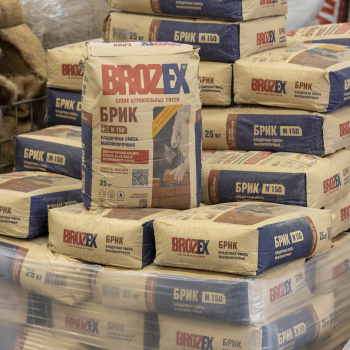 Кладочная смесь 25 кг BROZEX Брик М 150 Кладочная смесь 25 кг BROZEX Брик М 150