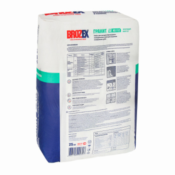 Клей для плитки 25 кг BROZEX Гранит KS 112, С2 Т Клей для плитки 25 кг BROZEX Гранит KS 112, С2 Т