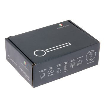 Ручка раздельная ЧЕРНЫЙ матовый H-22106-A-BLM/B Code Deco *1/18