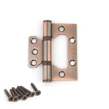 Петля без врезки 75*63*2,5мм МЕДЬ AC AVERS *2/12/96