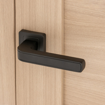 Ручка раздельная ЧЕРНЫЙ матовый H-22106-A-BLM/B Code Deco *1/18