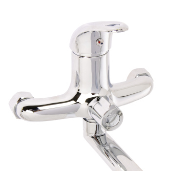 Смеситель для ванны ЦС-СМ 300-4 D35 М-43 плоский излив (Подольск) *1/8