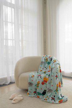 Плед флисовый 130*170см Cat party *1/5 Плед флисовый 130*170см Cat party *1/5