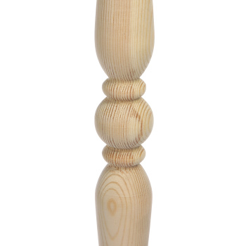 Балясина 5х5х90 см Арелан, точеная нагельная, тип 3, сосна, сорт экстра