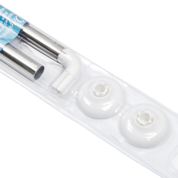 Карниз для ванной Delphinium, Г-образный, 80 см, хром Карниз для ванной Delphinium, Г-образный, 80 см, хром