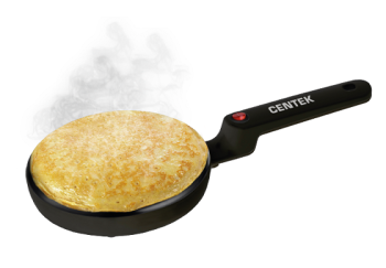 Блинница погружная Centek СТ-1455 800Вт, 200мм, антипригарное покрытие *1