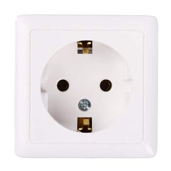 Розетка "Хит" ОП 1-мест. белая з/к 16А РА16-133-б *10/132