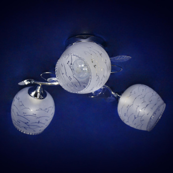 Люстра Verner Lighting А2676/3, 40 Вт, Е27, 3 лампы, хром