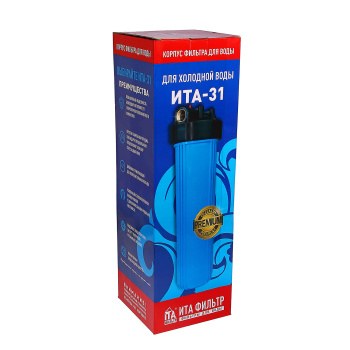 Корпус фильтра ITA 20BB 1'' непрозрачный ИТА-31 Премиум  *1/4 Корпус фильтра ITA 20BB 1'' непрозрачный ИТА-31 Премиум  *1/4
