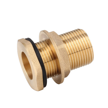 Штуцер (врезка) в бак (емкость) с прокладкой  1/2"(Ø15) латунь ИС.071266 *1/20/40