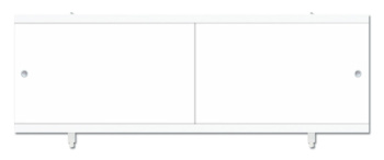 Экран для ванны МетаКам Ультралегкий, белый, 168x56 см