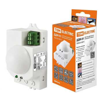 Датчик движения микровол ДДМ-01 1200Вт IP20 TDM SQ0324-0015 *1