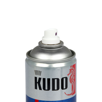 Эмаль-аэрозоль 520 мл для мангалов KUDO, черная, термостойкая