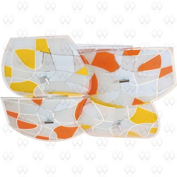 262014004  Люстра Радуга 8*60W E27 220V   дл-54см, ш-54см, в-15см *1