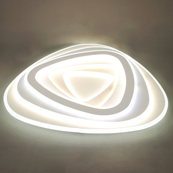 Светильник светодиодный акриловый 550мм 240W H2002 120W*2 white c пультом S=25м2 VERNER LIGHTING *1