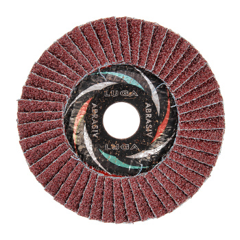 Круг шлифовальный лепестковый торцевой 125*22мм зерно  А24 ЛУГА *10/80